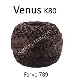 Venus K80 farve 789 Mørk brun